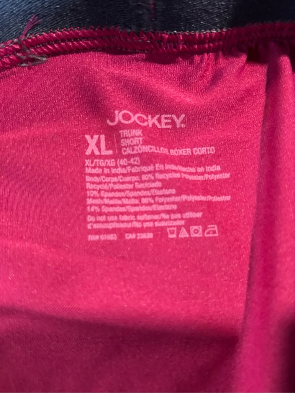 Jockey trunks